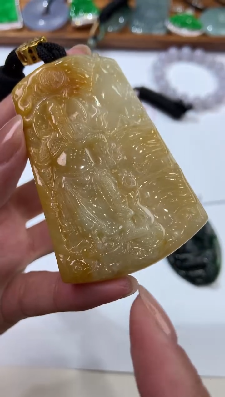 【闪购商品】翡翠未镶嵌颈饰2206925  