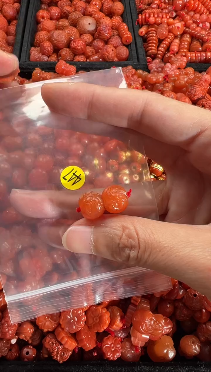 【闪购商品】南红玛瑙颈饰未镶嵌4