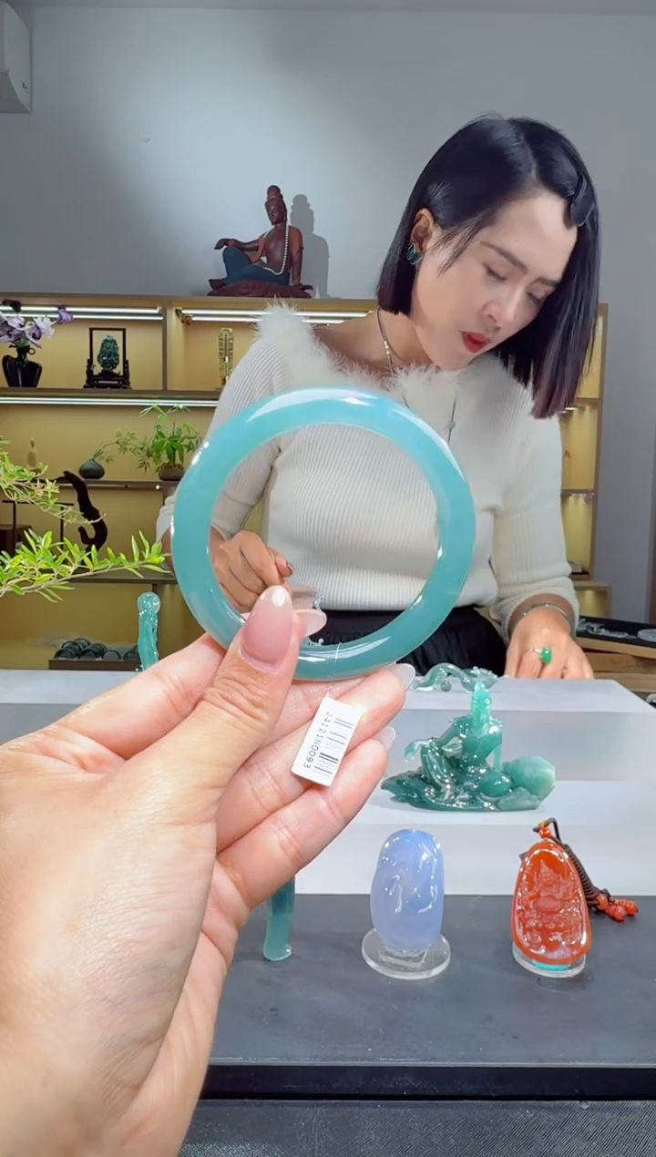 未镶嵌手镯翡翠56.5圈