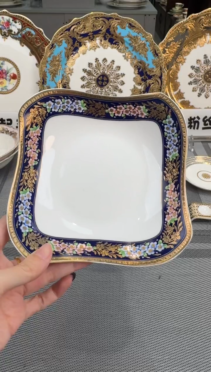 【闪购商品】瓷片6英寸方形碗福利款 2个