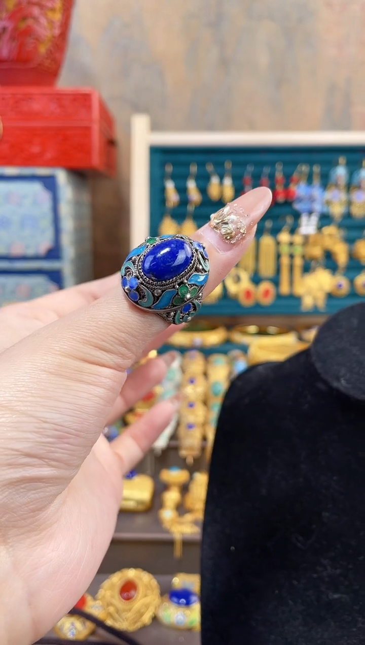 【闪购商品】非遗花丝镶嵌戒指