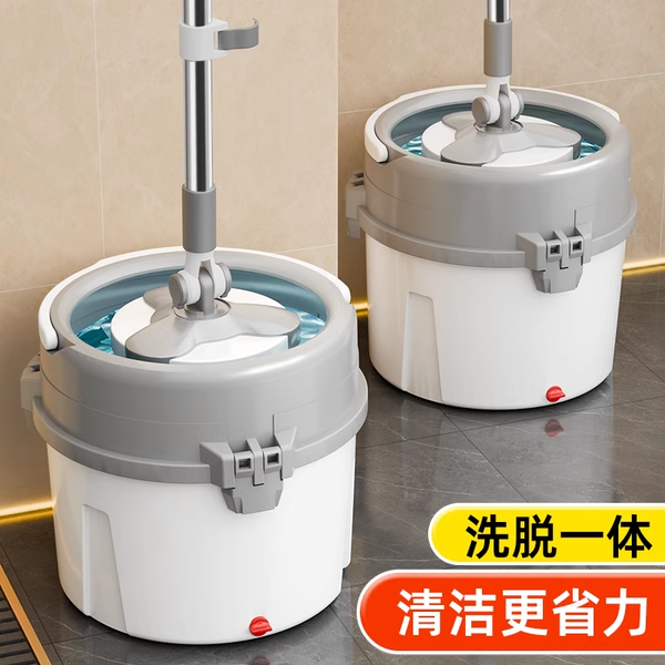 2025年新款旋转拖把洗衣机功能单桶免手洗墩布家用加厚自动甩水