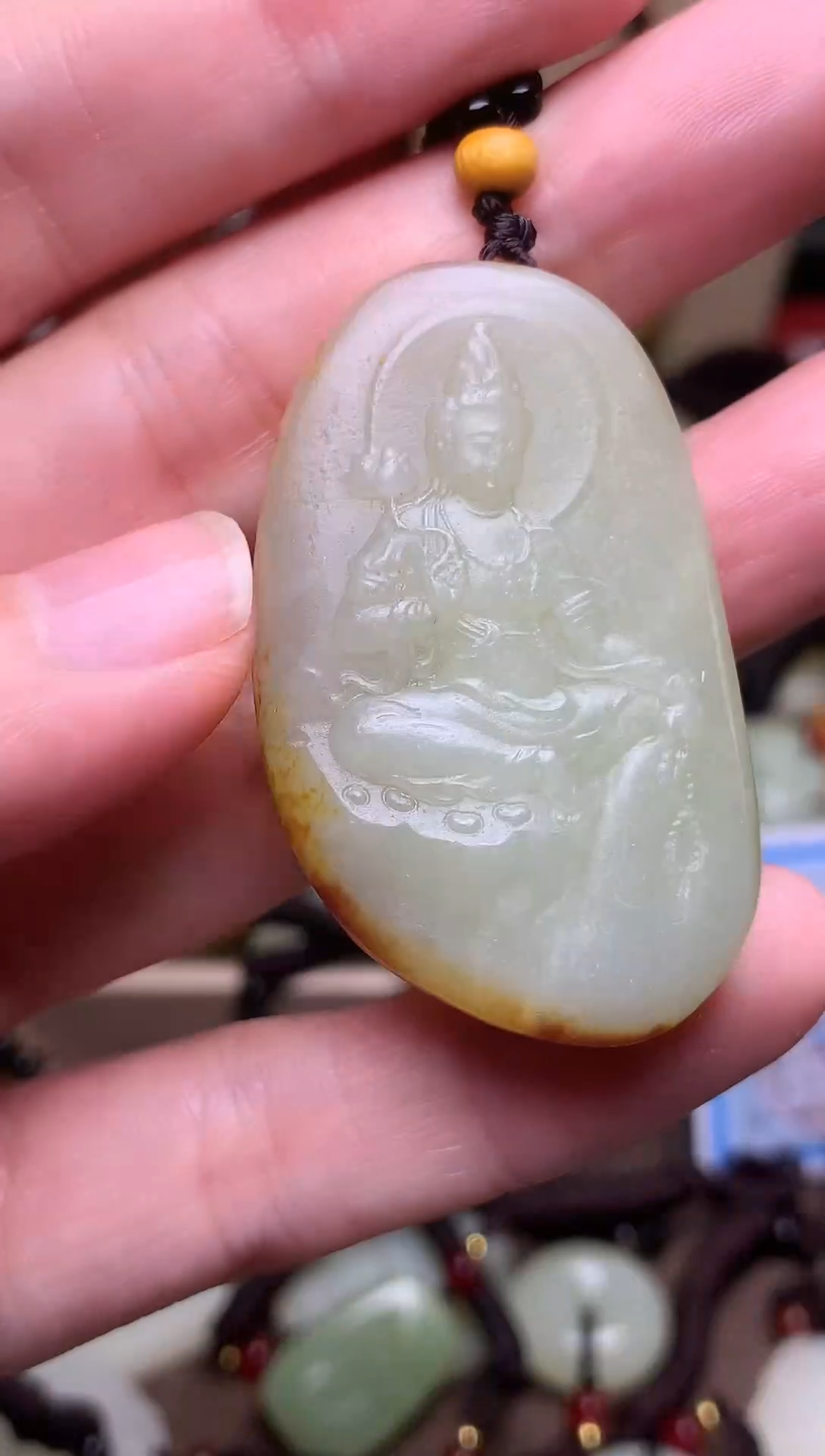 颈饰未镶嵌和田玉新疆料青海料清水和田玉吊坠