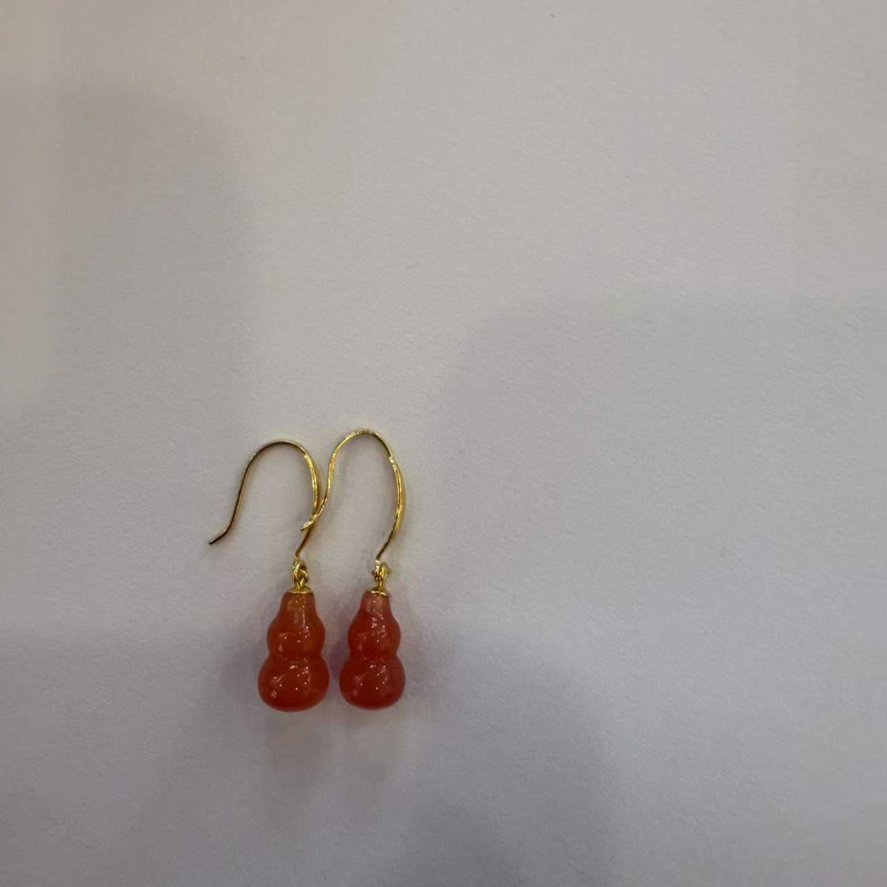 南红葫芦耳钉耳饰