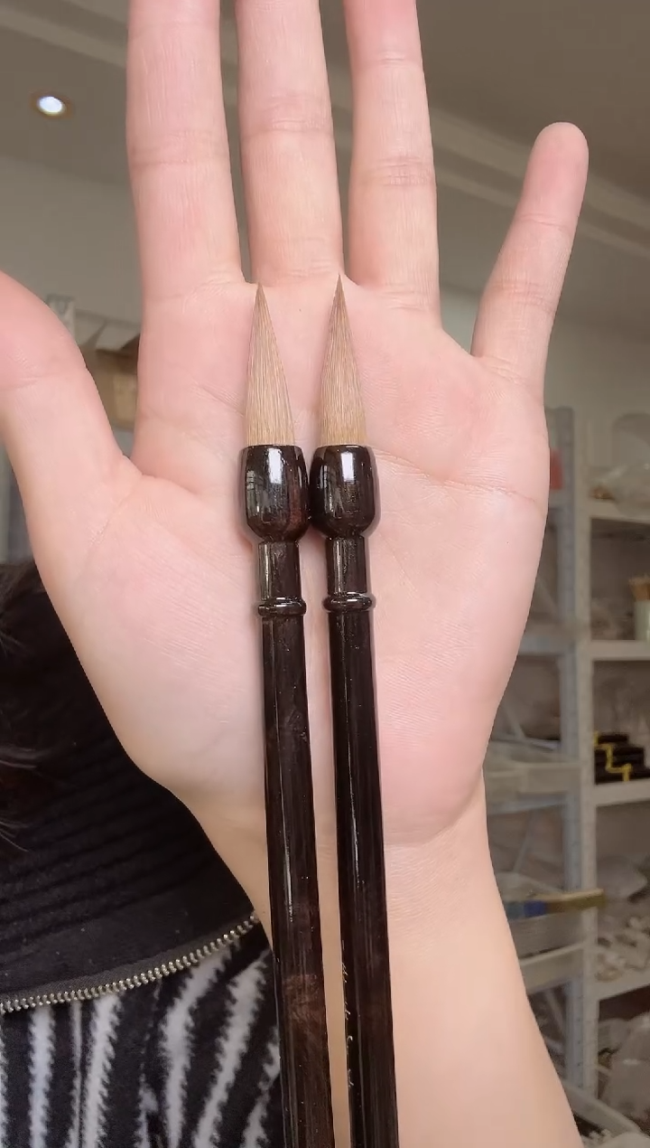 辣*洛神赋黑檀杆狼毫出锋3.0（2支）不带盒子
