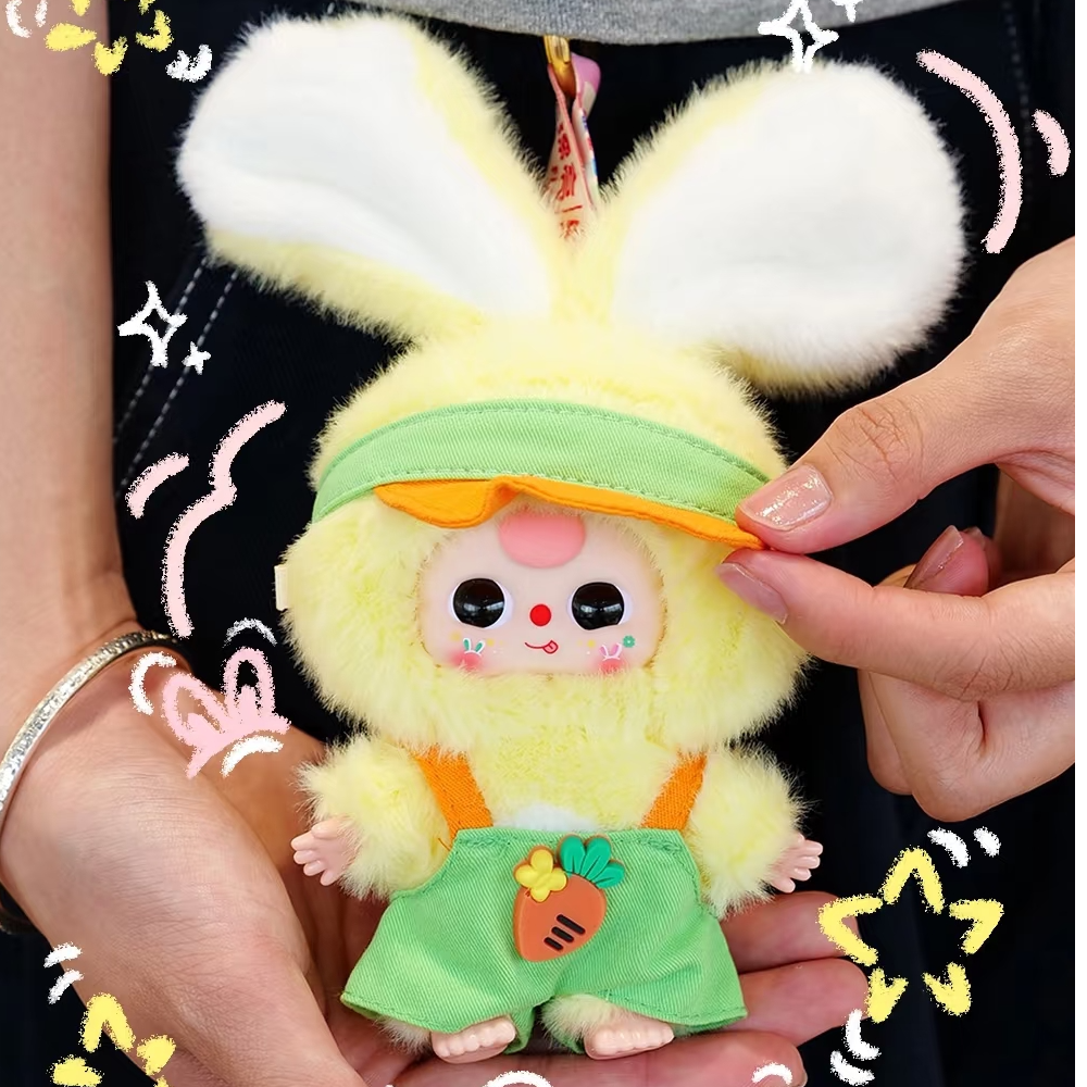 【拆盒】迷你小小兔-七七潮玩摆件盲盒