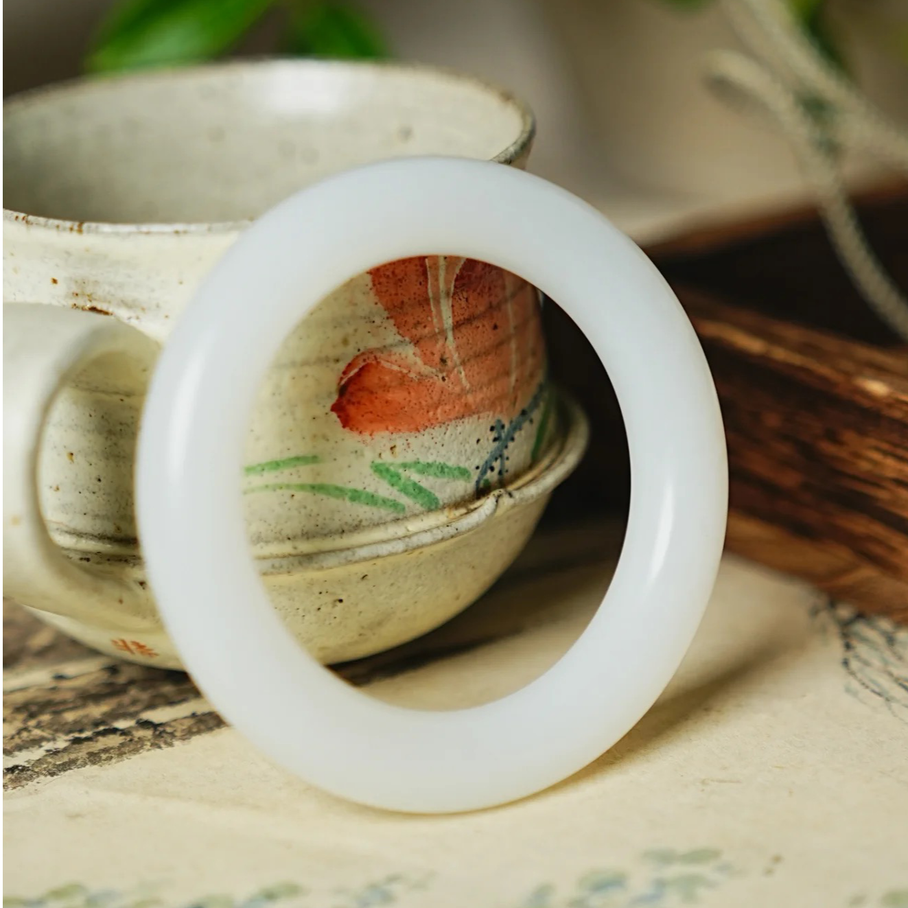 天然和田玉手镯【联系下方客服】