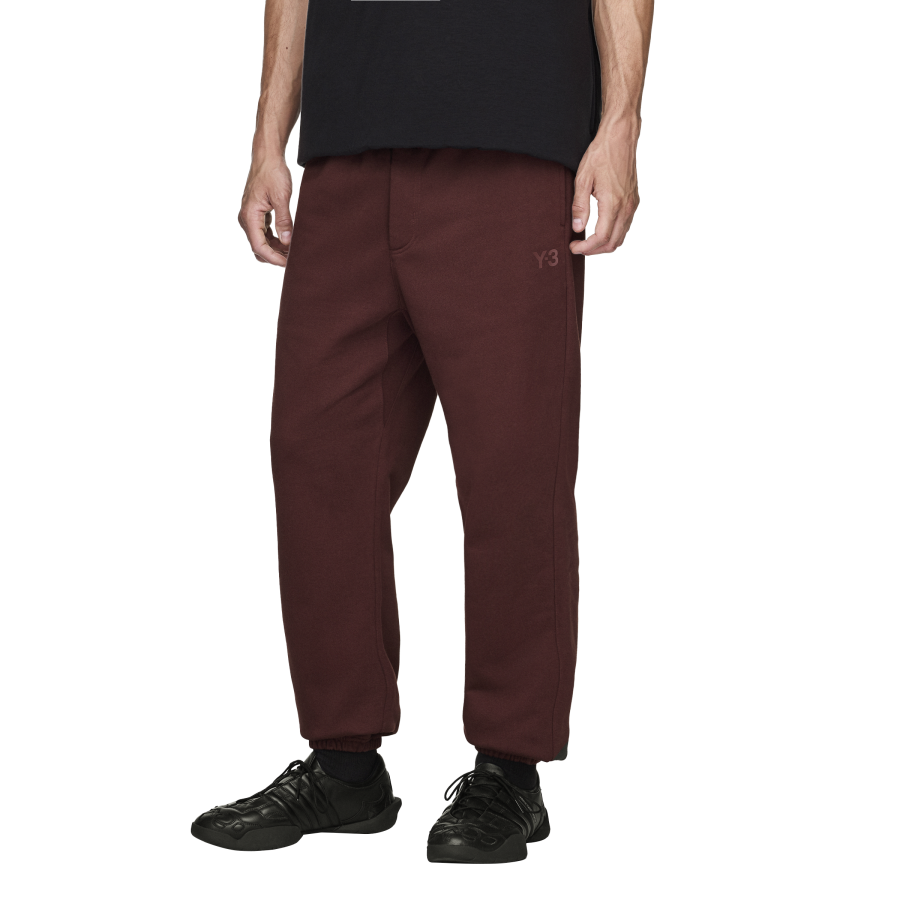 Y-3/Y-3（53-KA3115）枣红色经典基础款升级版松紧收脚运动休闲裤