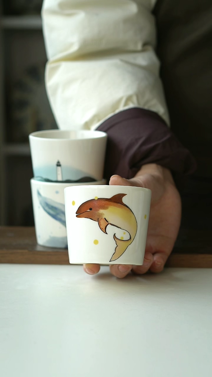 【闪购商品】陶瓷微笑海豚@4-2@