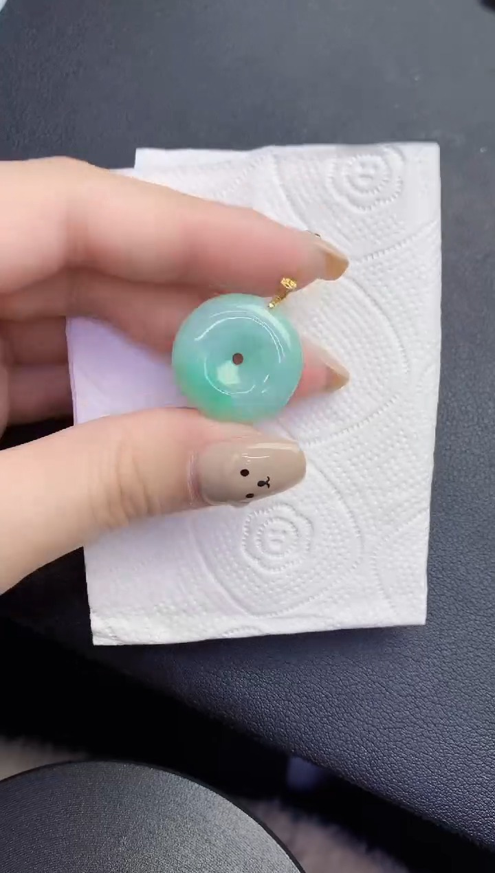 颈饰未镶嵌翡翠缅甸天然翡翠A货