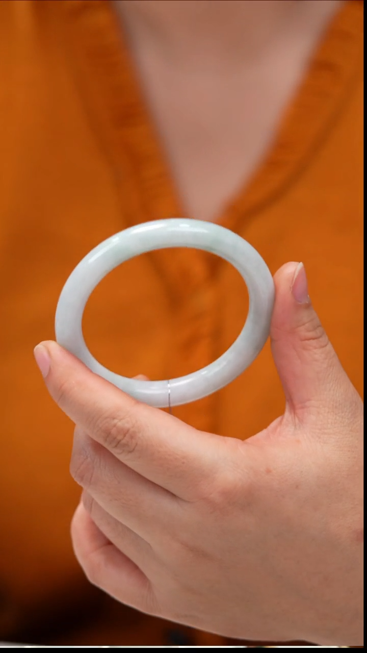 未镶嵌手镯翡翠圆条w0936