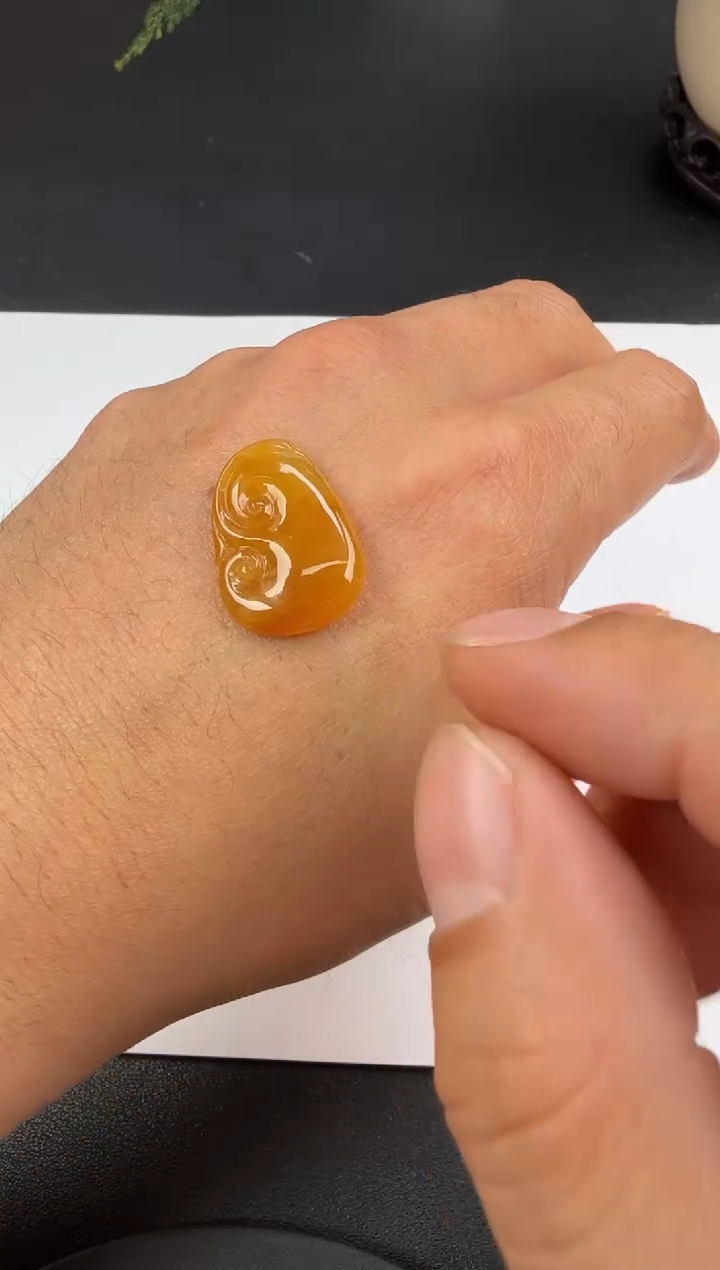 吊坠(不含链)未镶嵌翡翠翡翠饰品-298