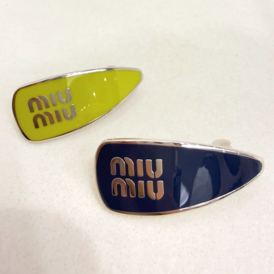未使用 MIU MIU/缪缪 金属logo发夹