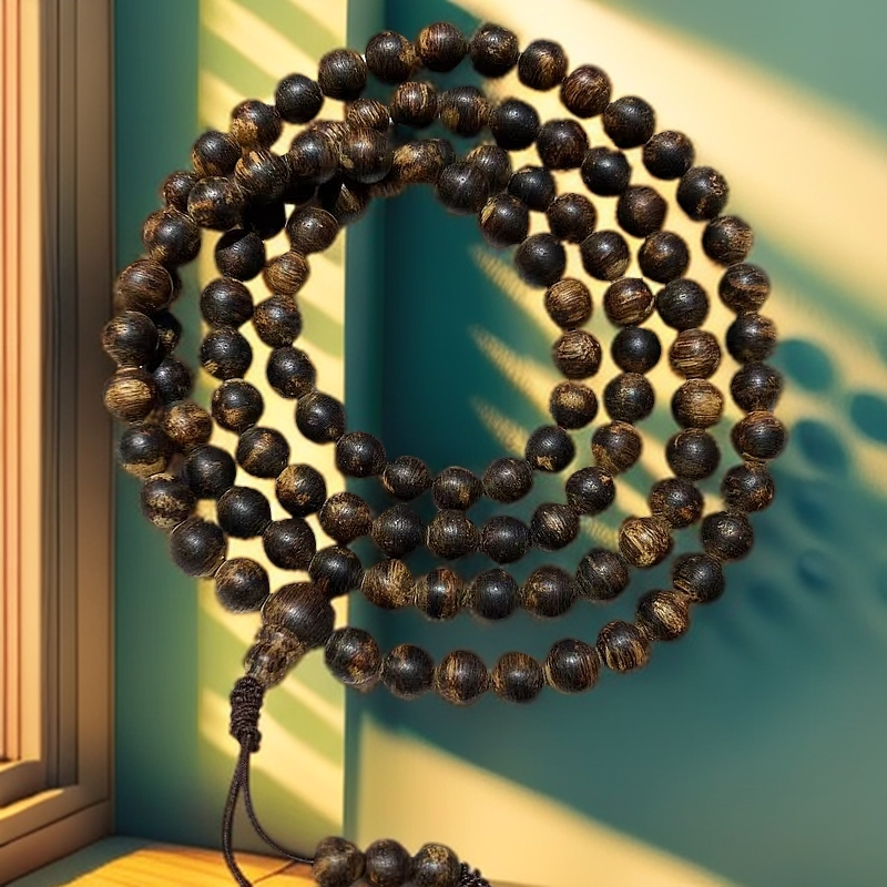 越南芽庄野生白棋楠-沉水级-（0.6*108-16.93克）