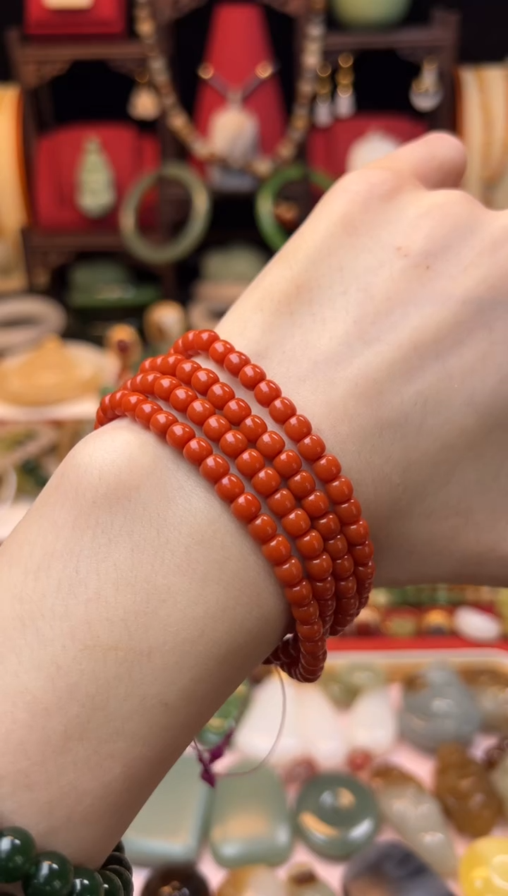 【闪购商品】南红玛瑙手串未镶嵌1