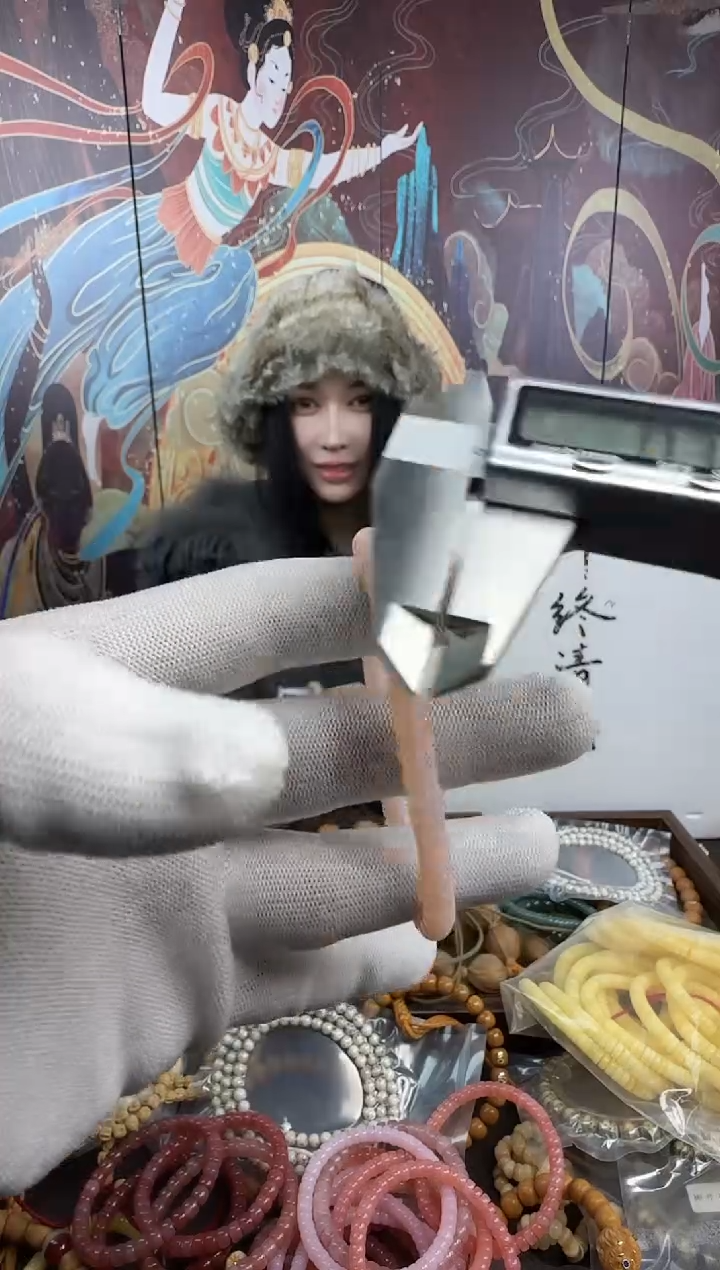 手串猴头核桃粉串---29号