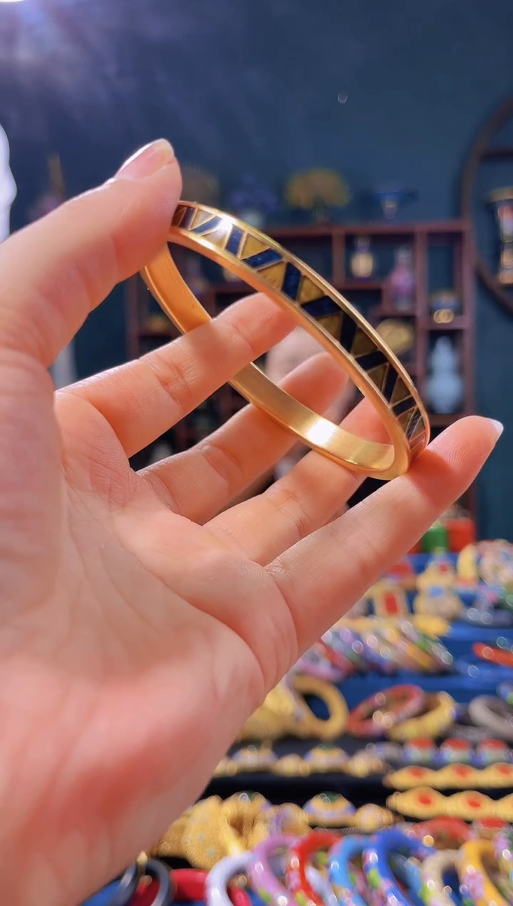 【闪购商品】非遗绝技 景泰蓝手镯（65+）