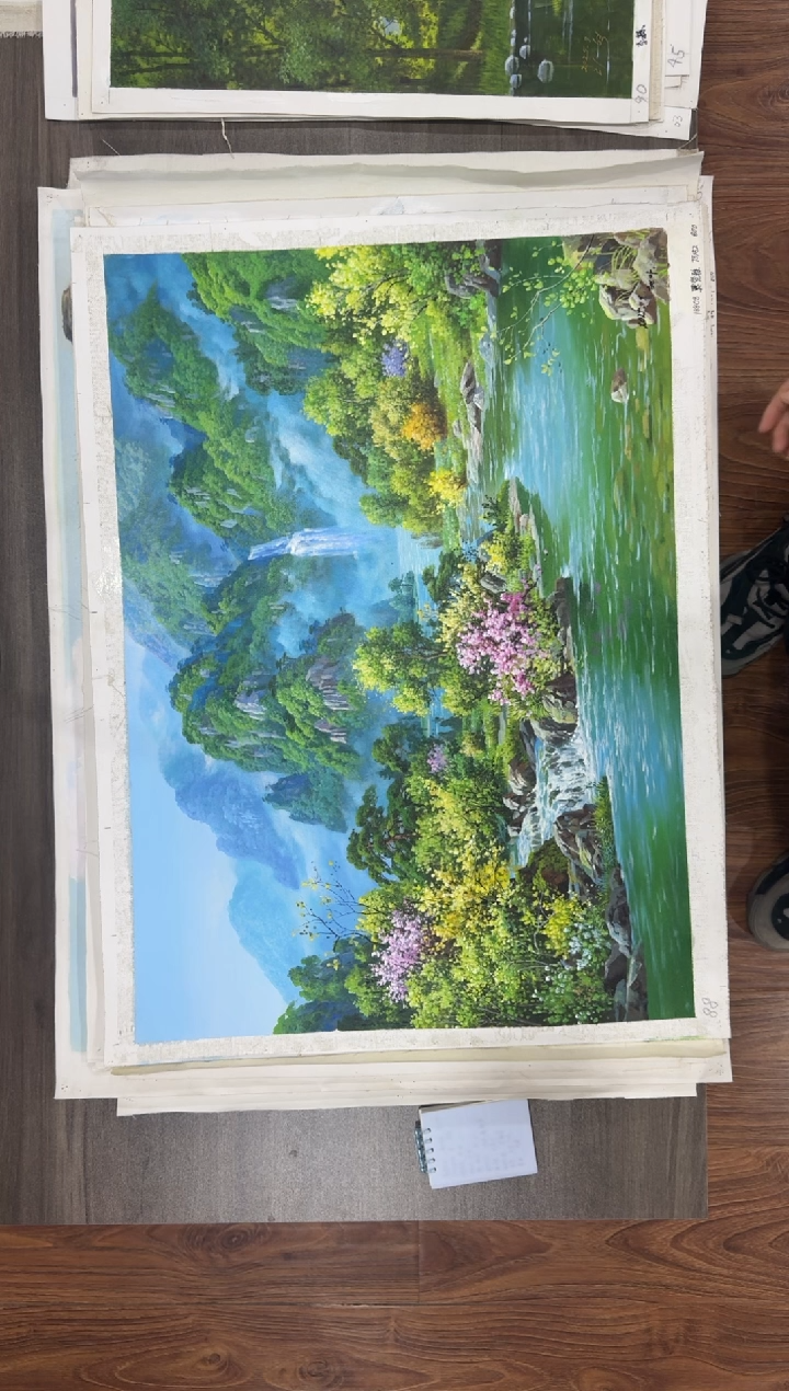 油画【25号】约50*70丨朝鲜原创纯手绘孤品油画丨顺丰包邮  