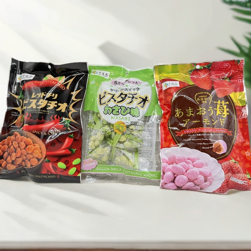 日本进口香辣味开心果草莓味扁桃仁【限用日期2025.8.4】