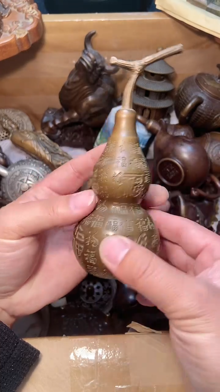 【闪购商品】18铜器客户铜炉铜器摆件