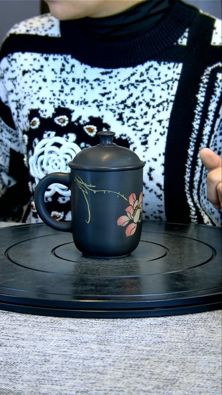 【闪购商品】建水全手工紫陶办公杯047