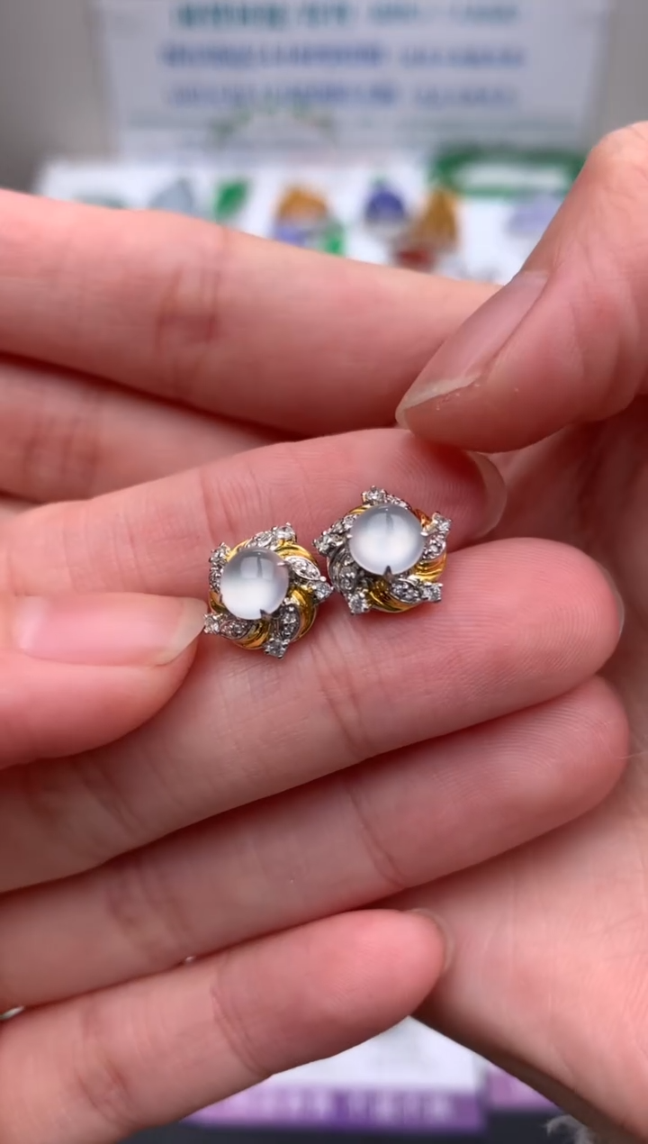 【闪购商品】定制翡翠18K金镶嵌模式推广期24小时鉴赏期