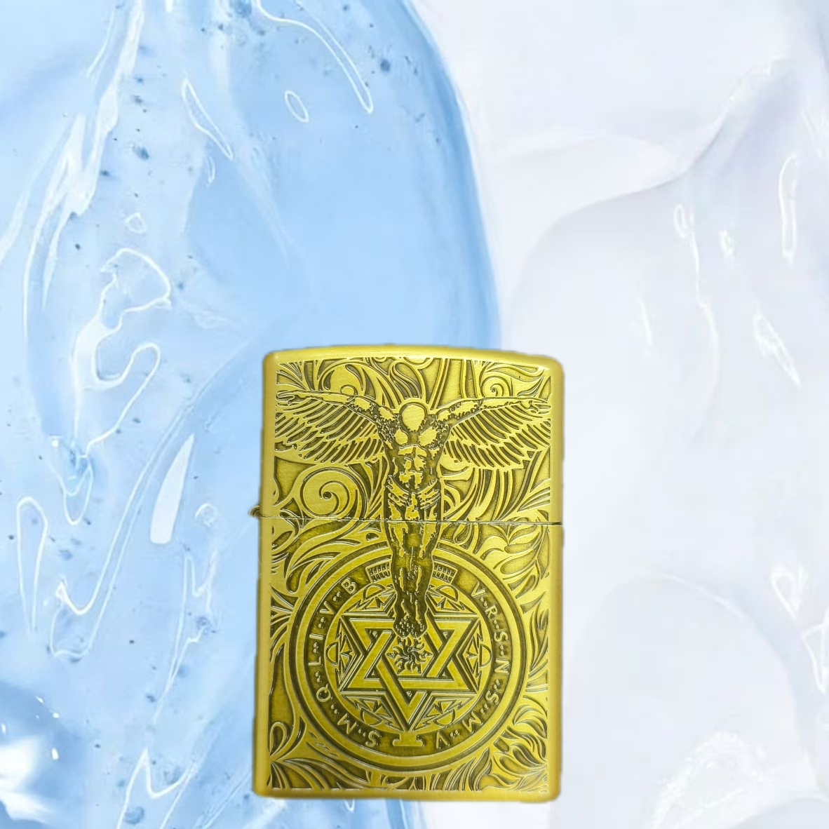 天使之翼防风打火机男士送男友达人无油