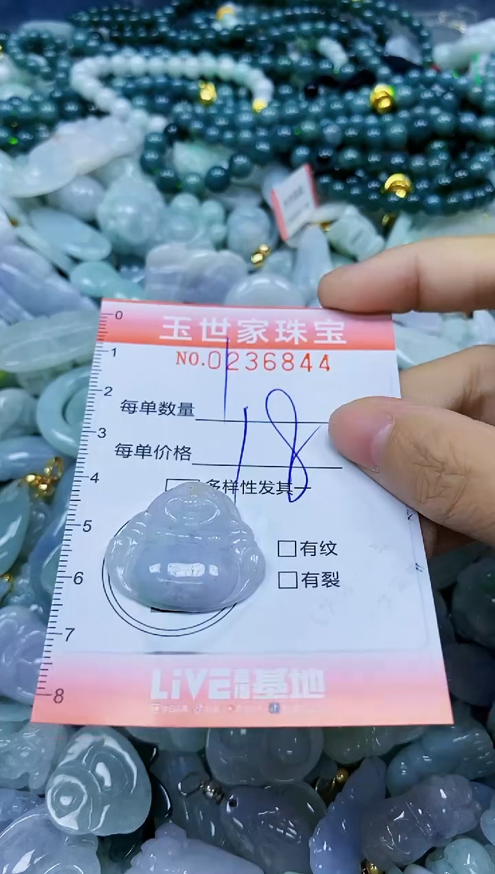 翡翠未镶嵌颈饰闪购0236844