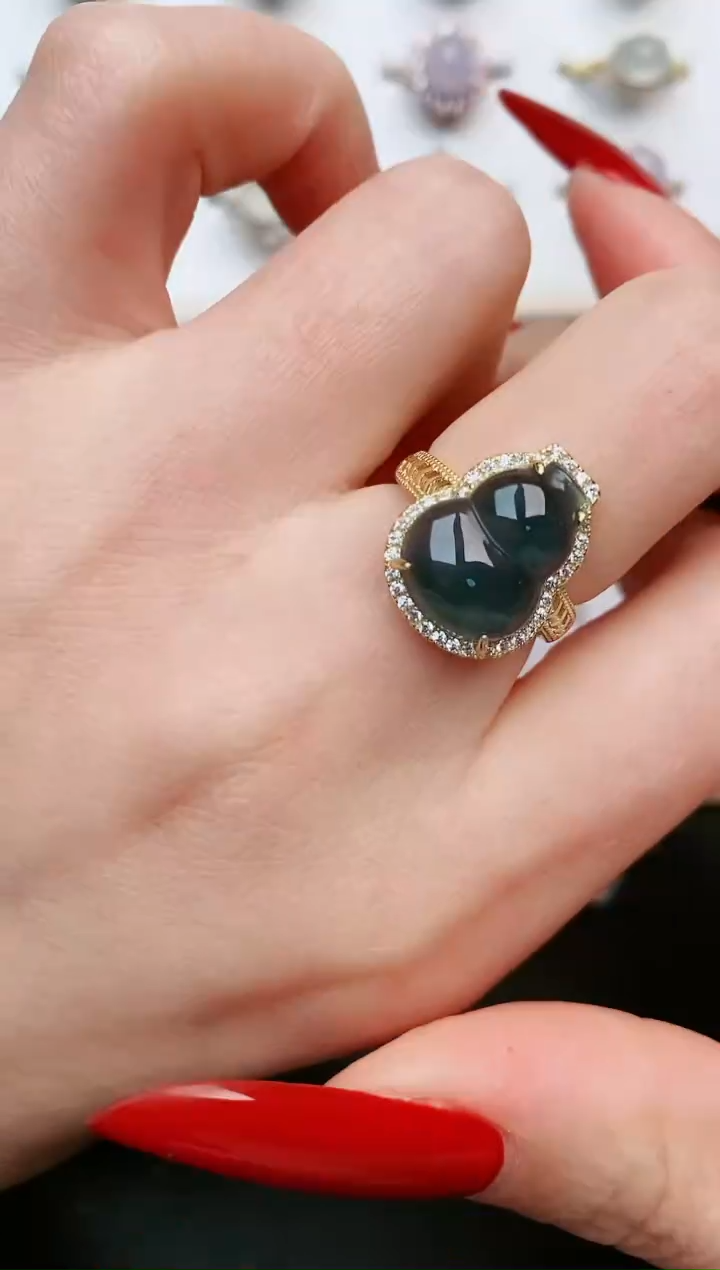 【闪购商品】翡翠戒指银S925镶嵌.....