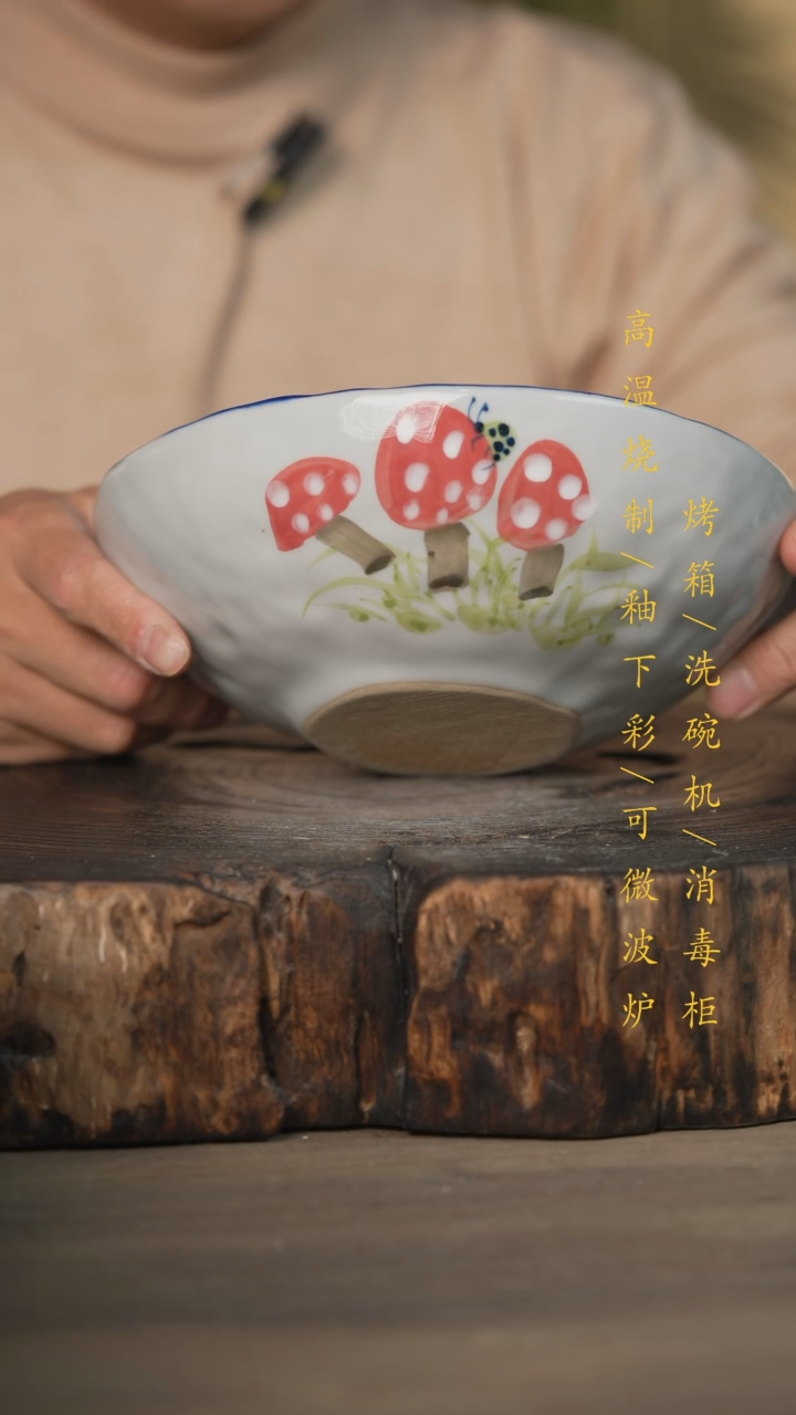 【闪购商品】瓷片景德镇高温釉下彩可微波烤箱洗碗机