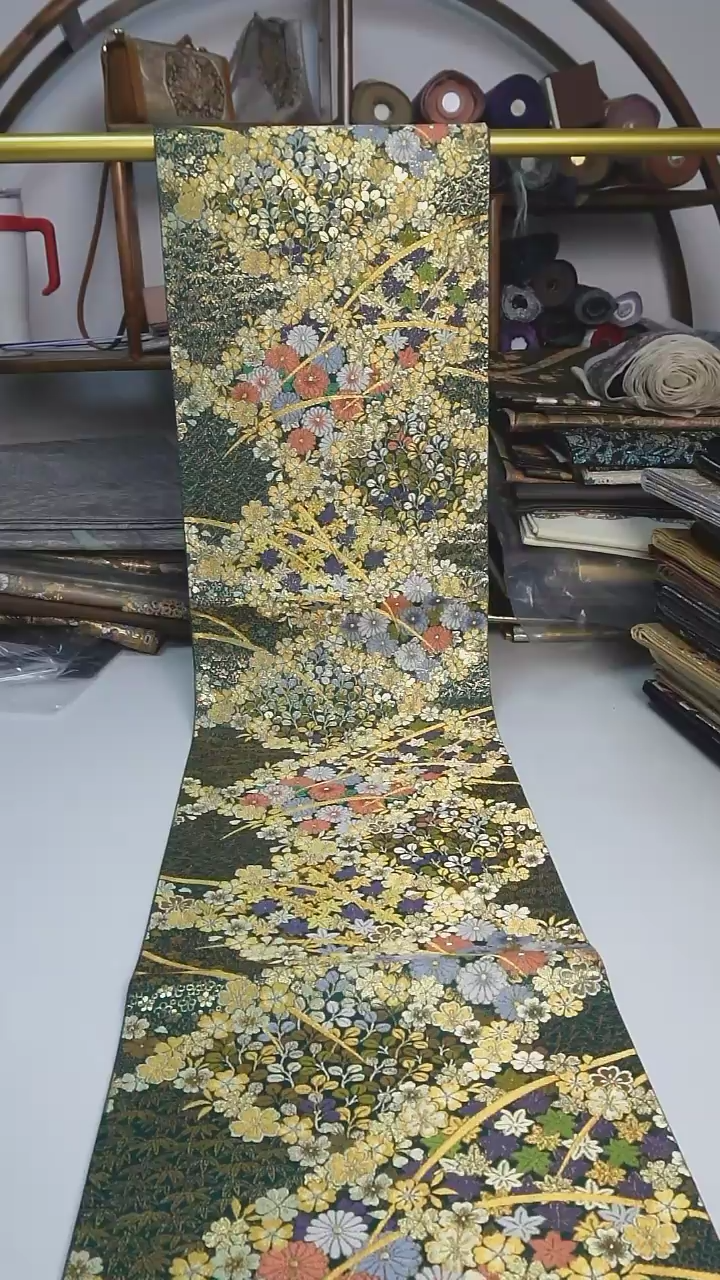 【闪购商品】织绣101西阵织六通花卉