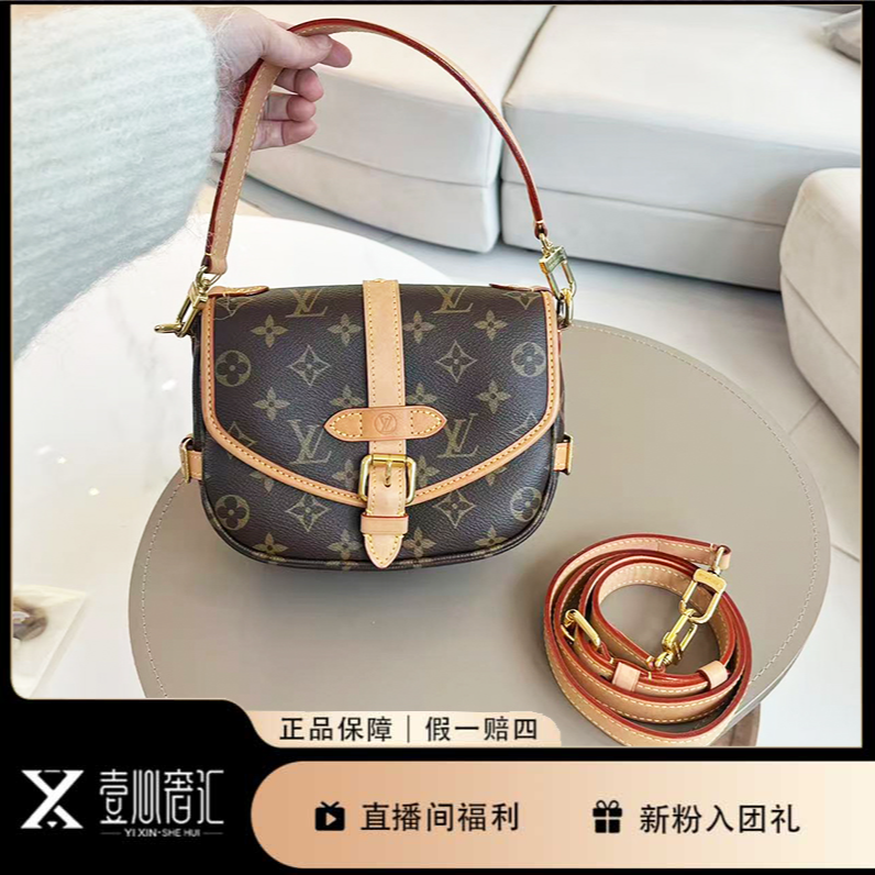 95新 LouisVuitton/路易威登 新款芯片双子星时尚斜挎包