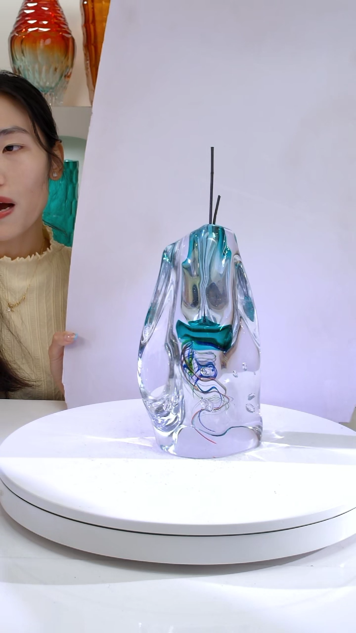 湖水色水母款散瓶