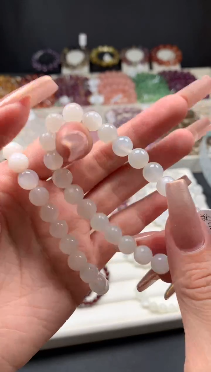 【闪购商品】水晶手链未镶嵌白月光8，A14