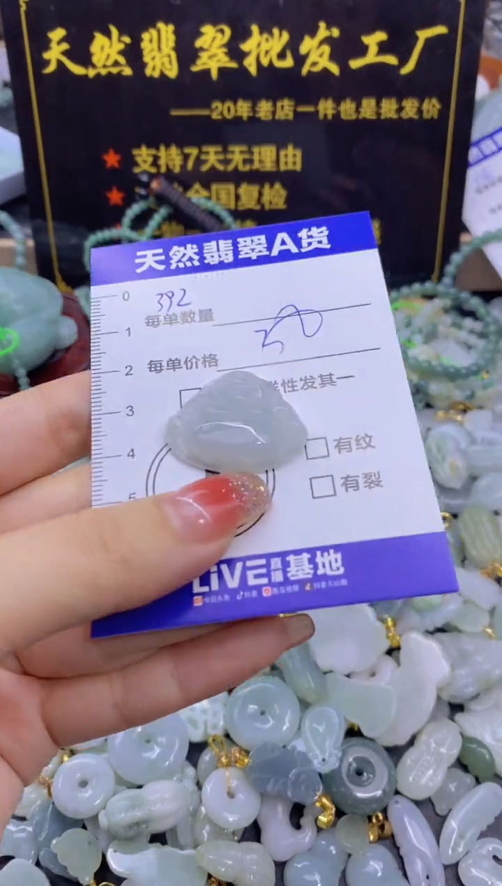 颈饰未镶嵌翡翠天然翡翠A货批量多样性发一件