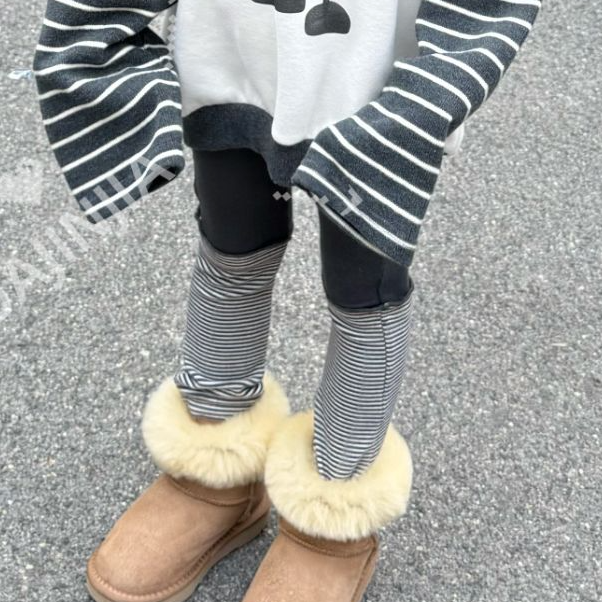 【清仓专用】巨舒服拼接条纹弹力棉感秋季百搭入园必备童装打底裤