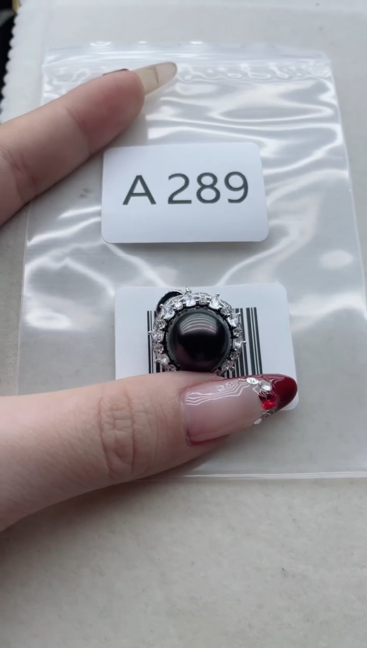 【闪购商品】海水珍珠吊坠银S925镶嵌A289