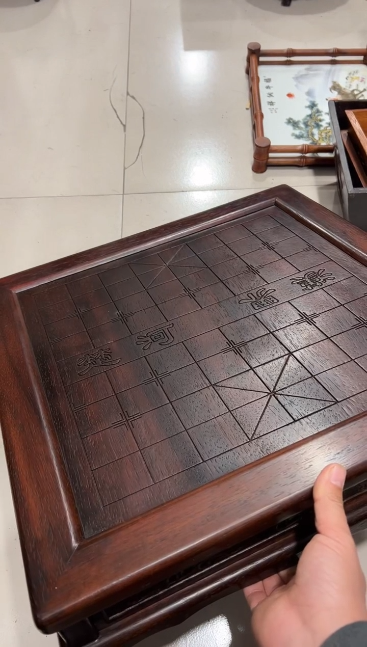 紫檀木大号象棋盘50