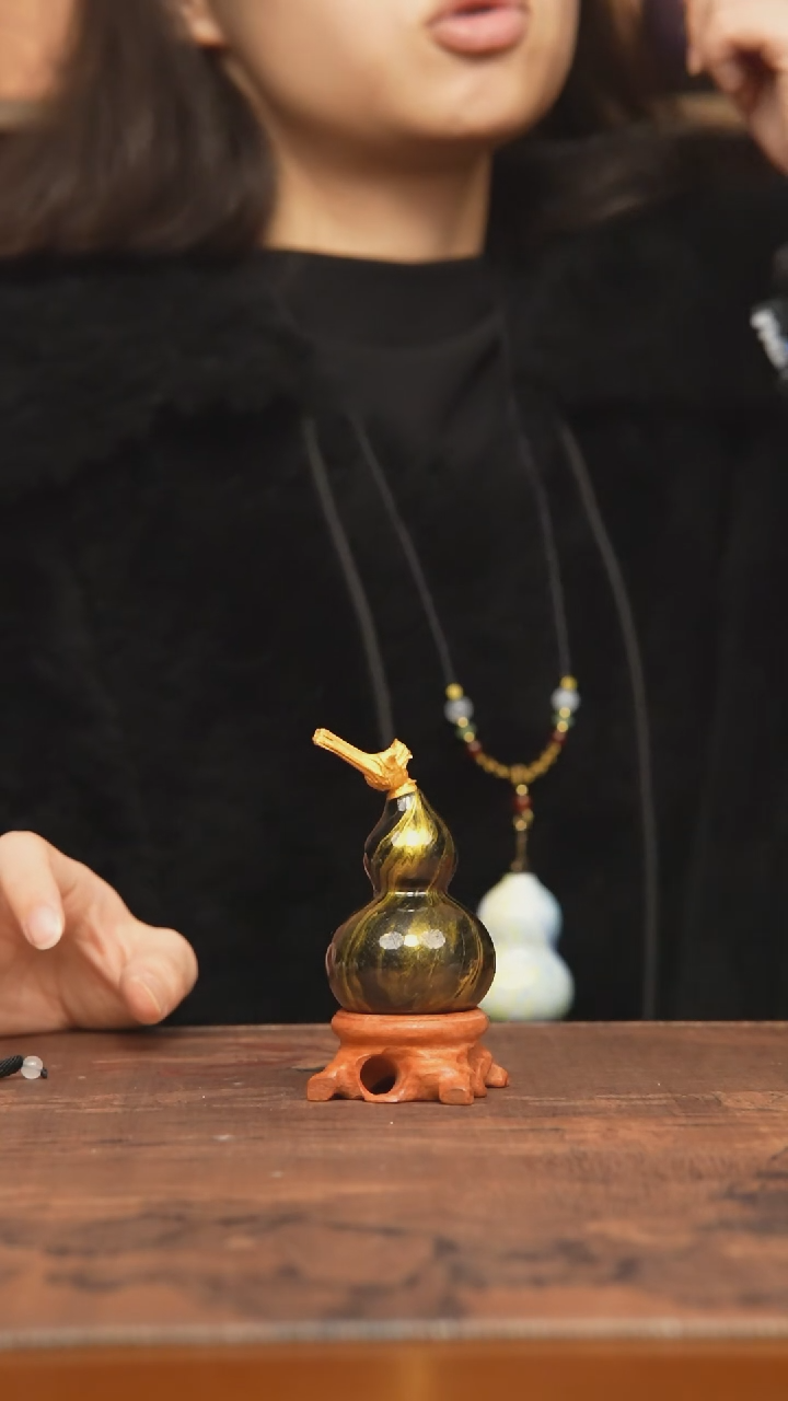 【闪购商品】139号-大漆飘漆小葫芦脖挂