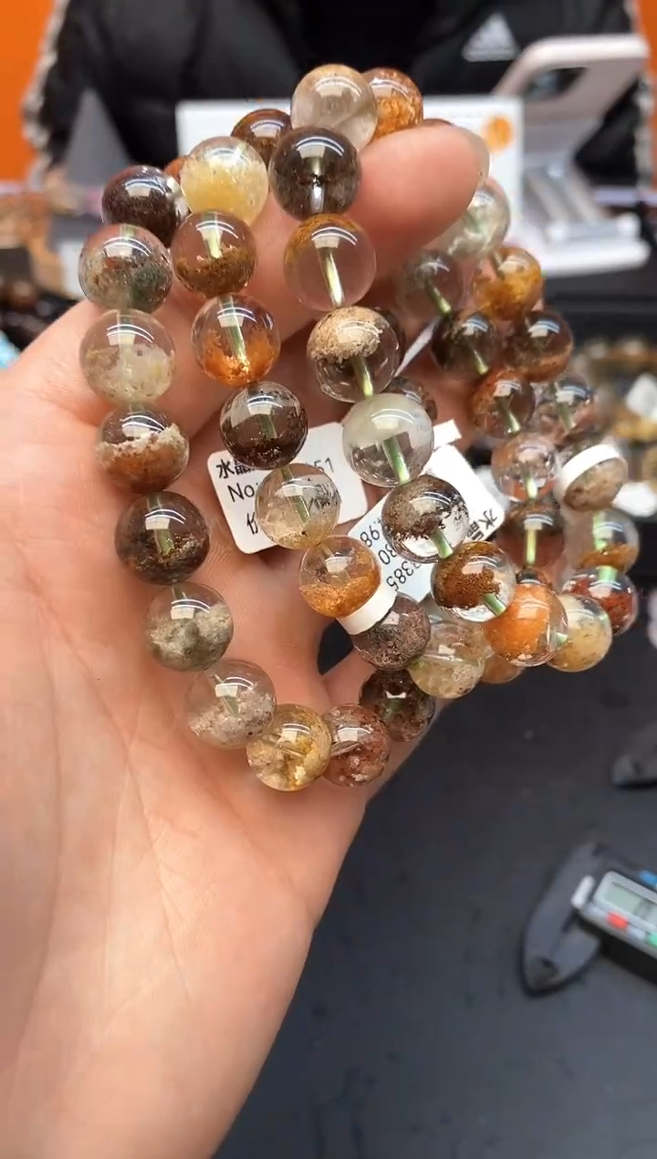 【闪购商品】水晶手链未镶嵌130 四季幽灵11mm 多样性发其一
