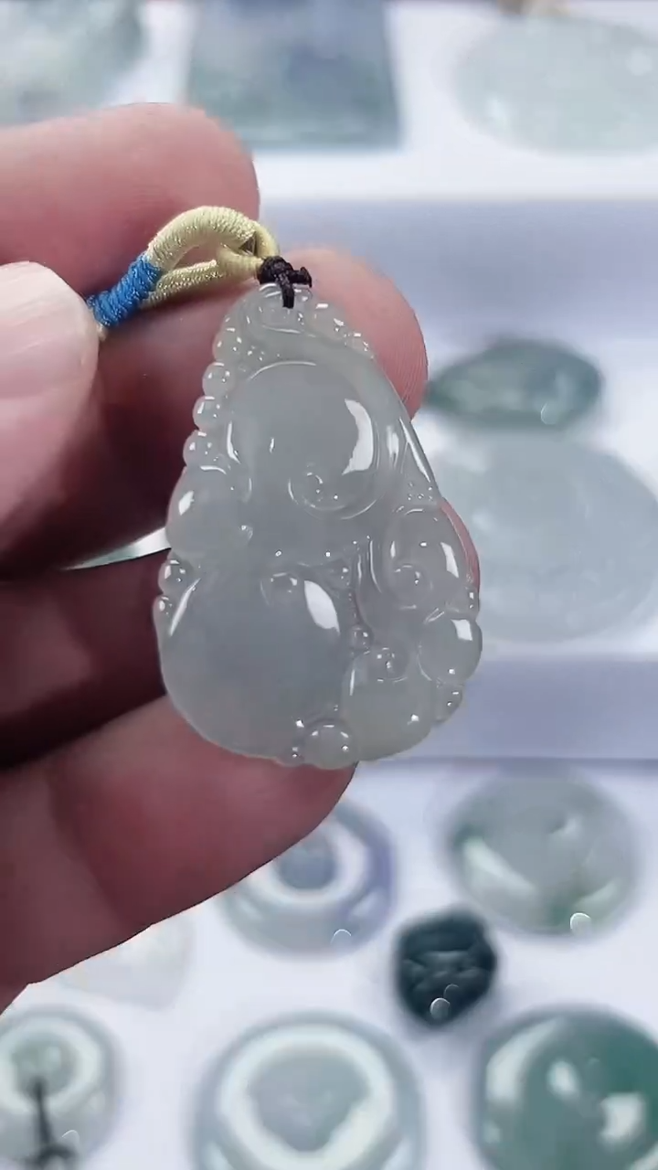 颈饰未镶嵌翡翠天然缅甸A货翡翠  