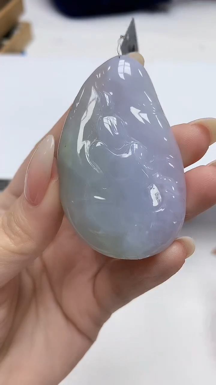 【闪购商品】定制翡翠未镶嵌0405DD-毛货挂件32