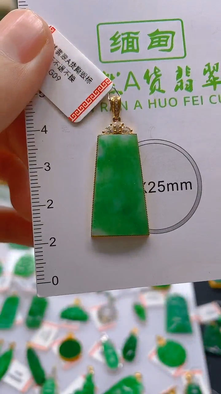 【闪购商品】翡翠颈饰18K金镶嵌 新号开播，全场乱卖