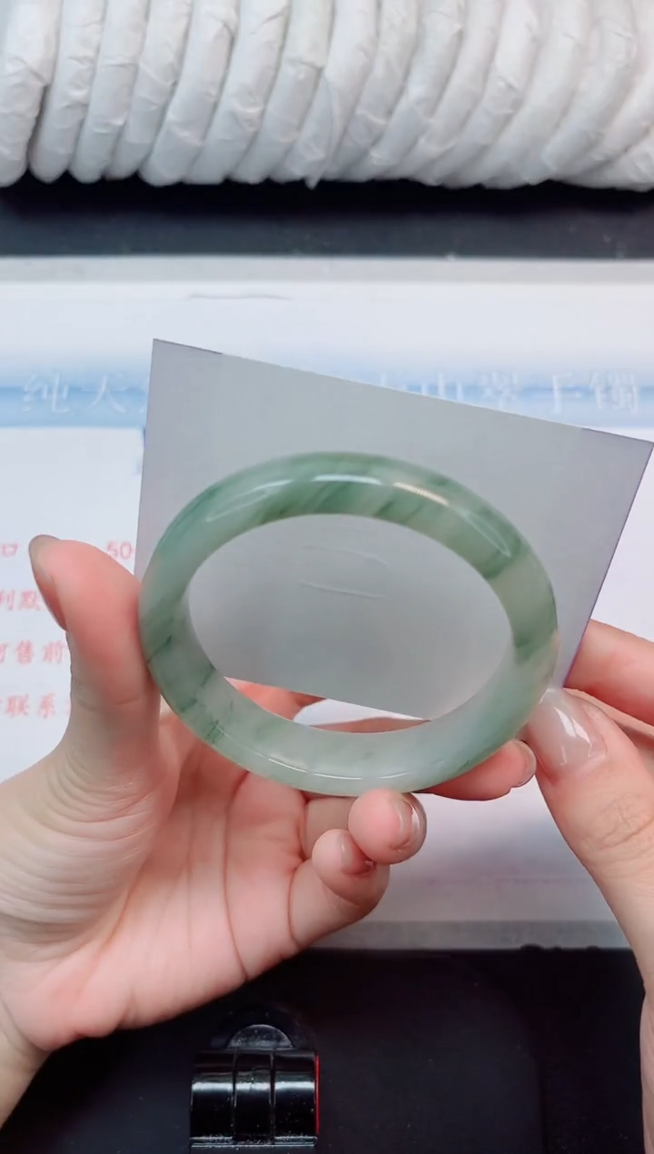 【闪购商品】石英质玉手镯未镶嵌143#56.1