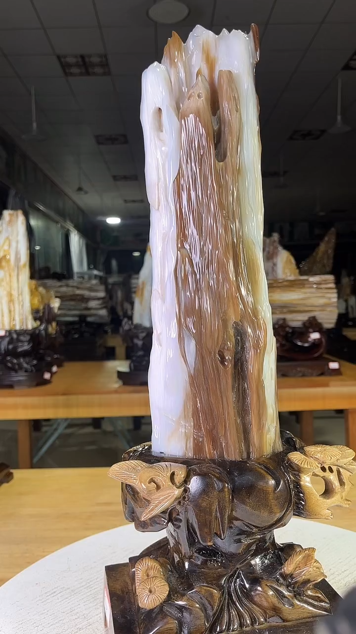 未镶嵌珠宝奇石硅化玉880