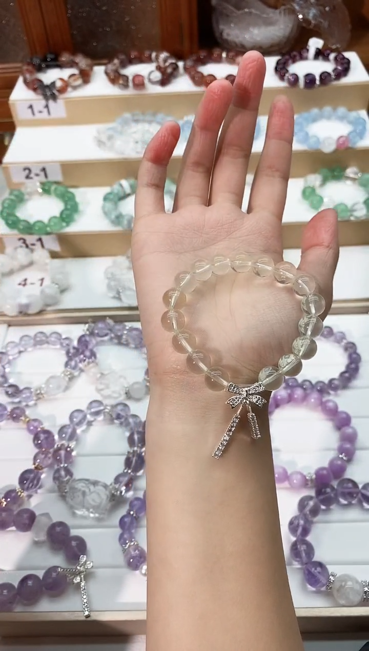 【闪购商品】水晶手串未镶嵌柠檬黄手串