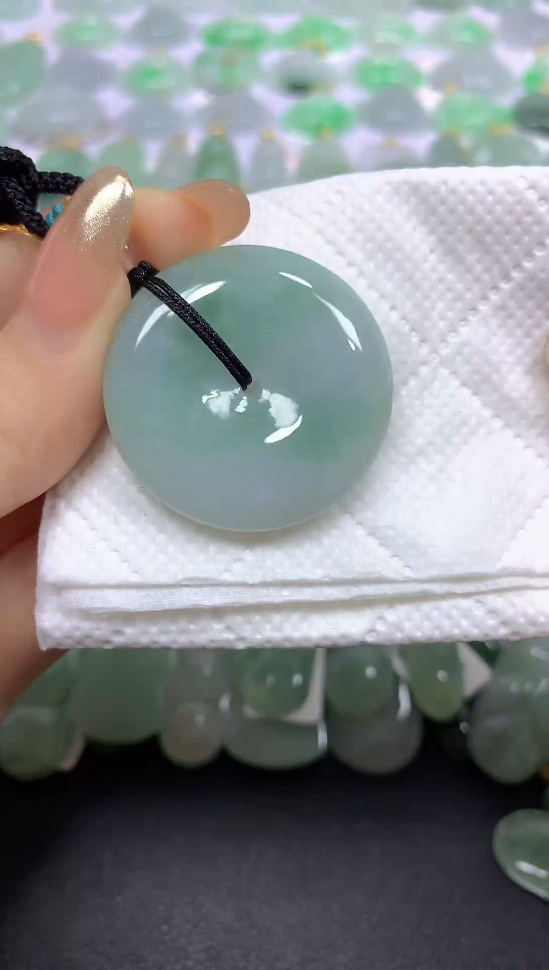 颈饰未镶嵌翡翠A货