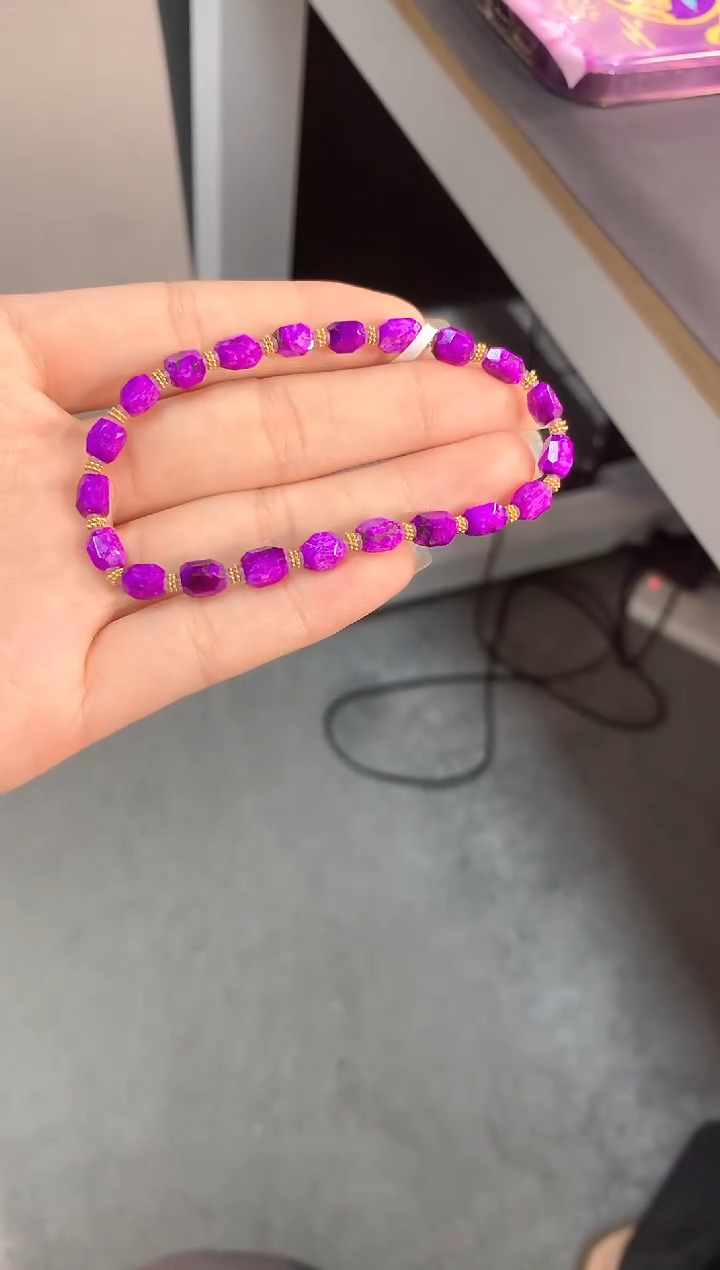 【闪购商品】苏纪石（舒俱来）.18K金镶嵌舒俱来手串