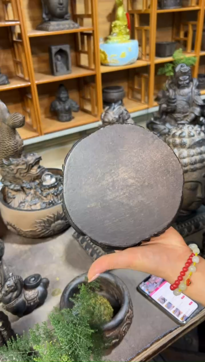 陶土【火山泥】金箍坛底座