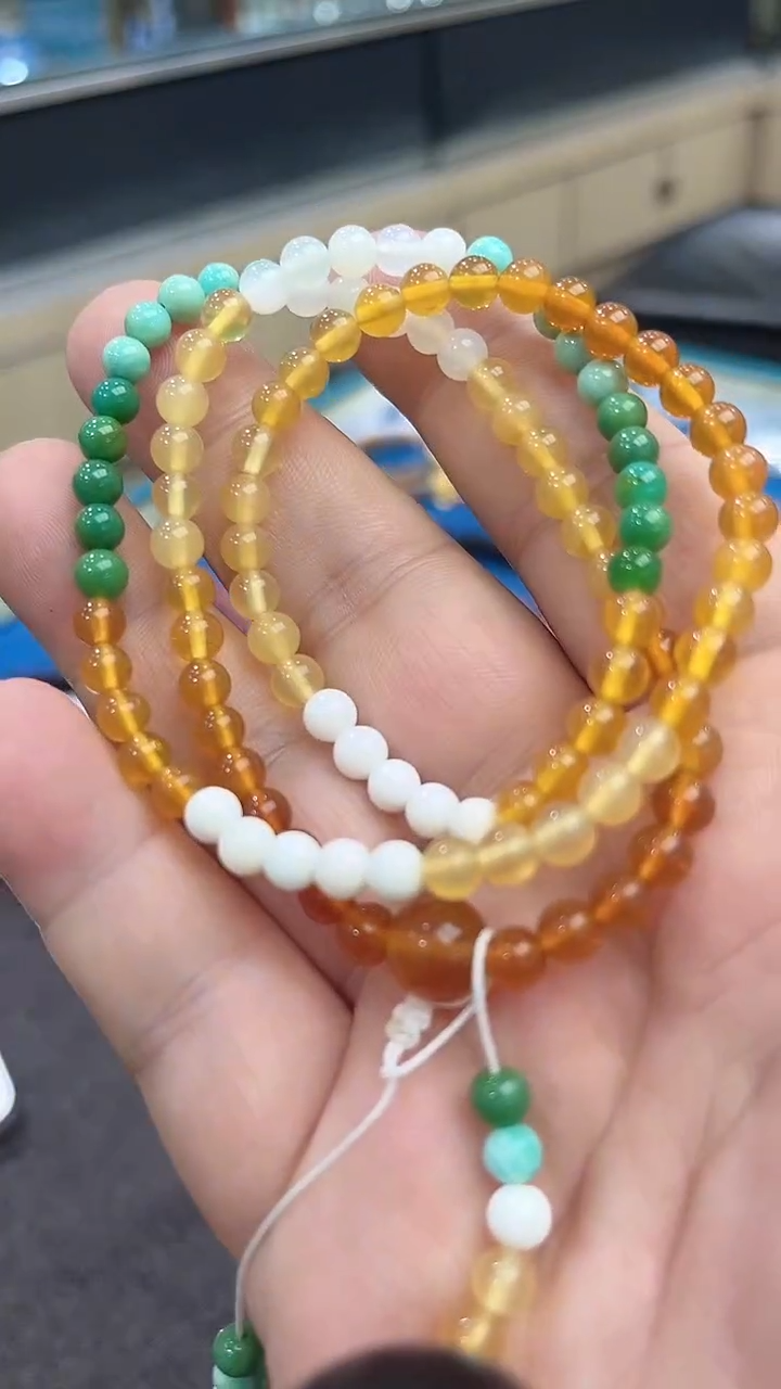 【闪购商品】蛋白石项链未镶嵌多样性发其一25021411